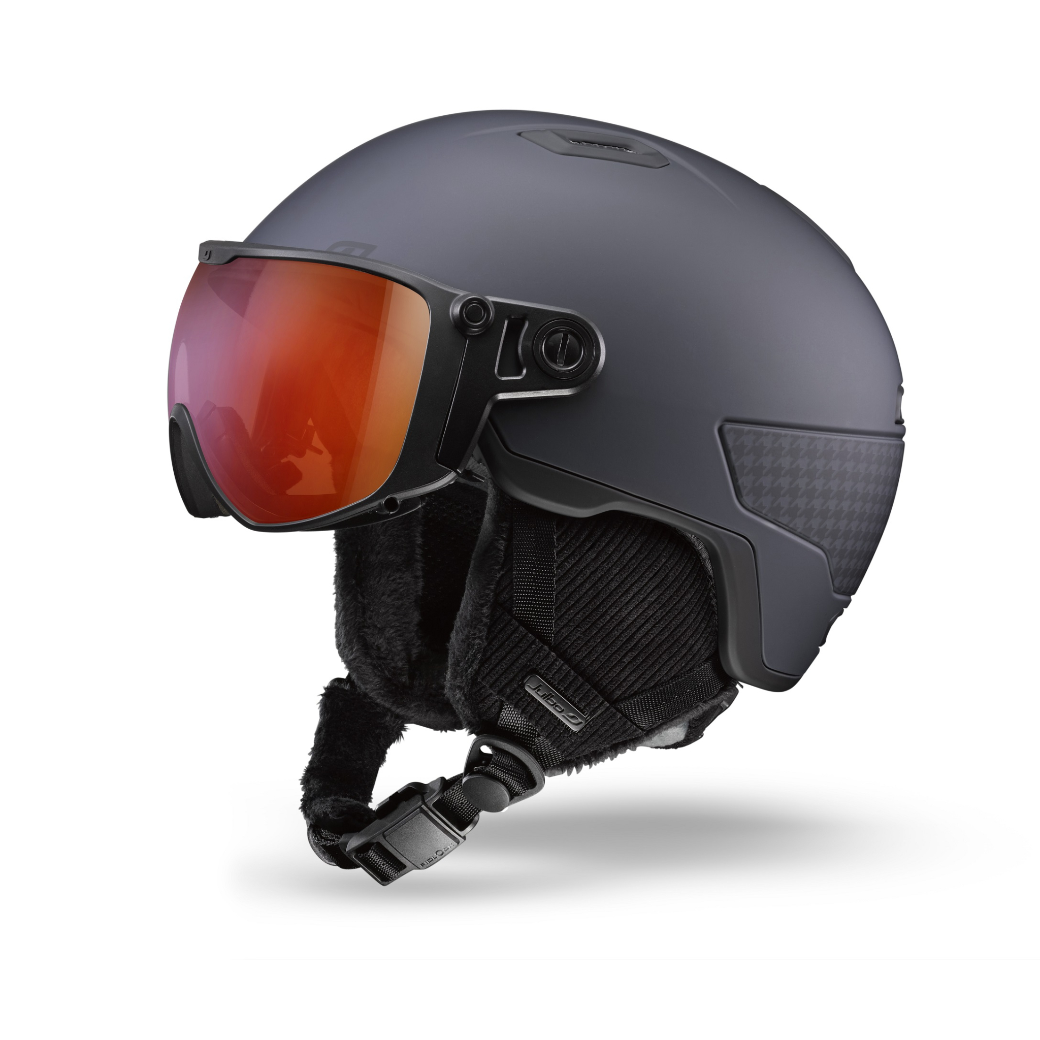 kask na narty z szybą julbo