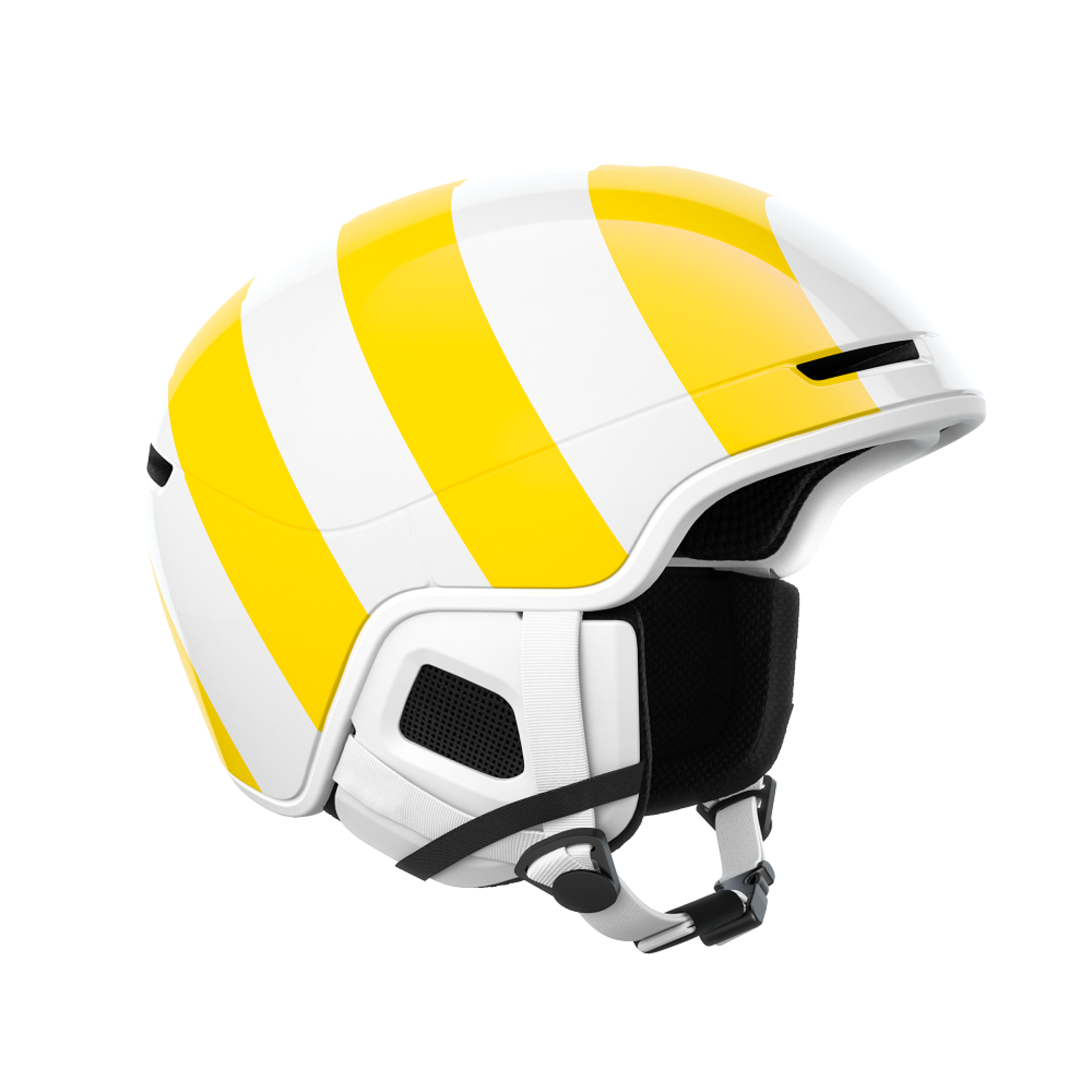 kask narciarski poc obex pure zołto-biały juan les pins
